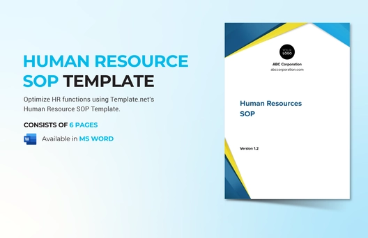 Human Resource SOP Template