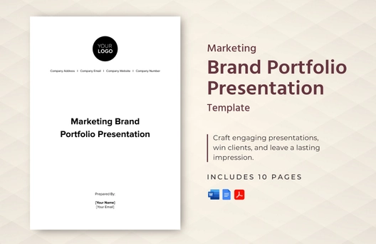 Marketing Brand Portfolio Presentation Template