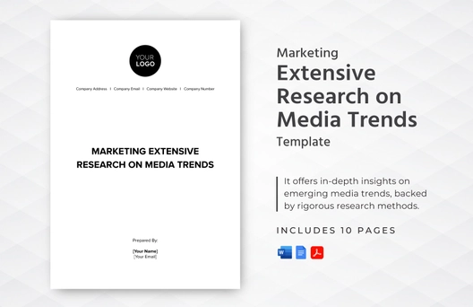 Marketing Extensive Research on Media Trends Template