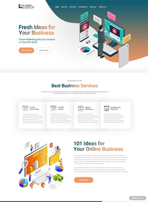 Marketing Agency WordPress Theme/Template