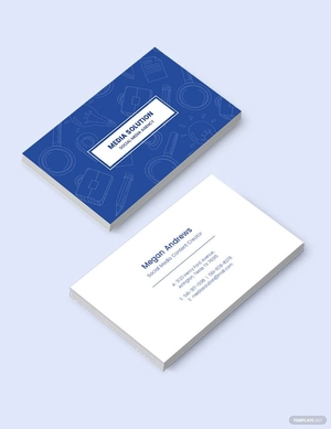 Creative Social Media Business Card Template