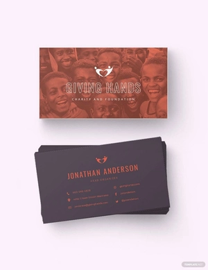 Nonprofit Business Card Template