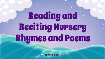 Free Reading And Reciting Nursery Rhymes and Poems Template to Edit Online