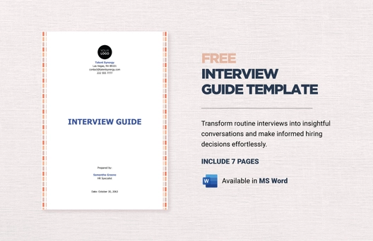 Interview Guide Template