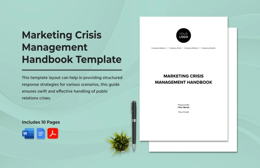 Marketing Crisis Management Handbook Template