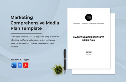 Marketing Comprehensive Media Plan Template