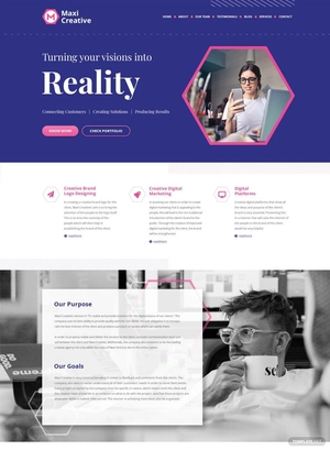 Creative Agency WordPress Theme/Template