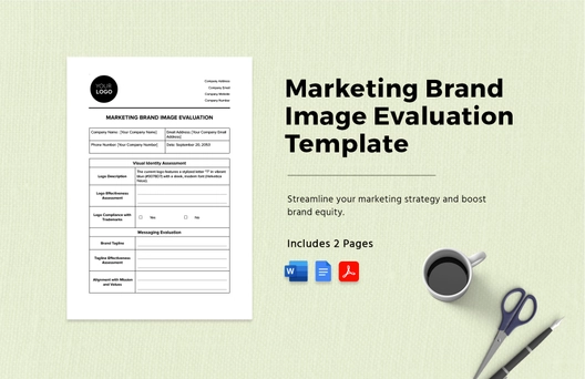 Marketing Brand Image Evaluation Template