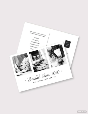Wedding Planner Postcard Template