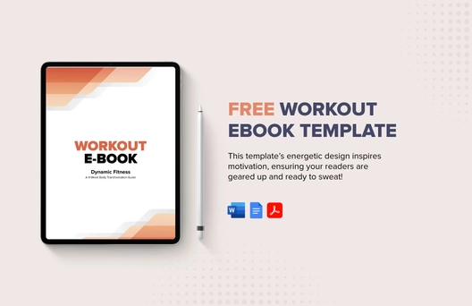 Workout Ebook Template Workout Ebook Template