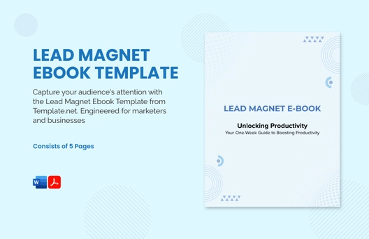 Lead Magnet Ebook Template Lead Magnet Ebook Template
