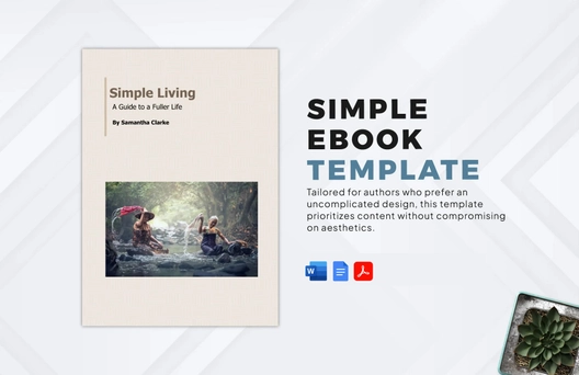 Simple Ebook Template Simple Ebook Template