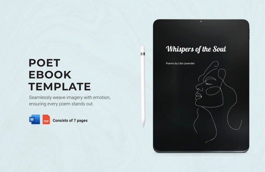 Poetry Ebook Template Poetry Ebook Template