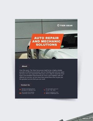 Auto Mechanic Flyer Template