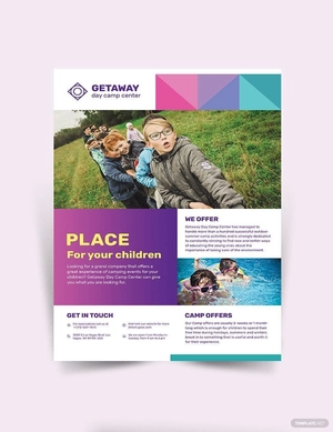 Camp Flyer Template