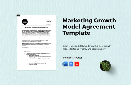Marketing Growth Model Agreement Template