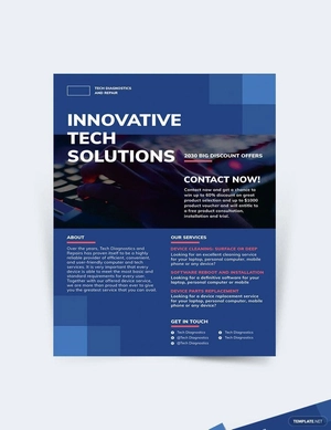 Computer Service Flyer Template