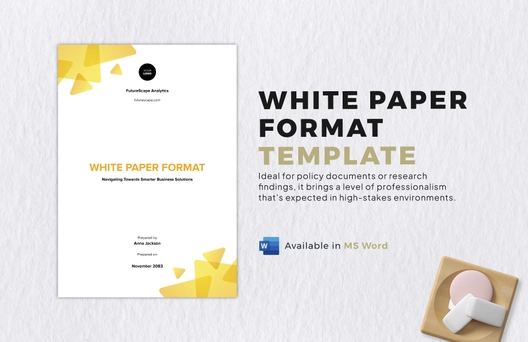 White Paper Format Template