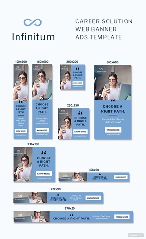 Career Solution Web Banner Ads Template