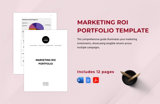 Marketing ROI Portfolio Template