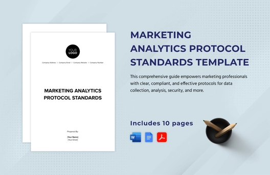 Marketing Analytics Protocol Standards Template