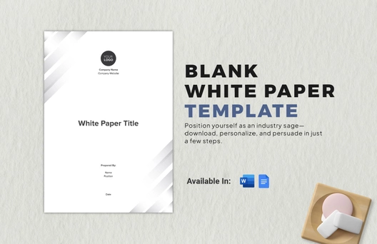 Blank White Paper Template
