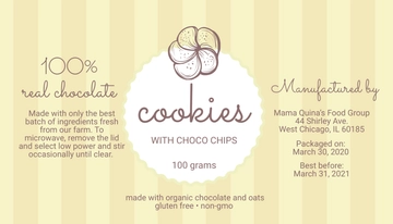 Free Product Label Template to Edit Online