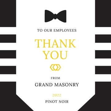 Free Gala Event Wine Label Template to Edit Online