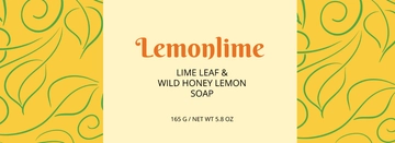 Free Soap Label Template to Edit Online