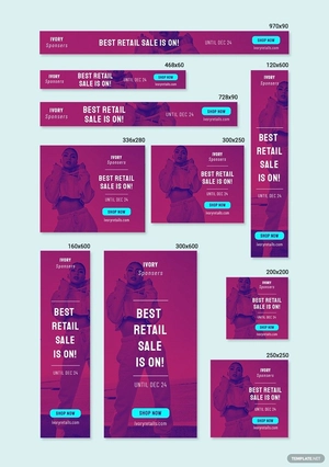 Retail Sale Google Ad Banner Template