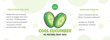 Free Sample Food Label Template to Edit Online