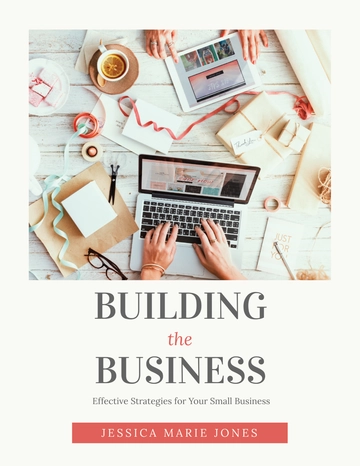 Free Small Business Book Cover Template to Edit Online