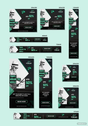 Travel Banner Ads Template