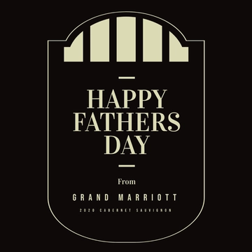 Free Father's Day Wine Label Template to Edit Online