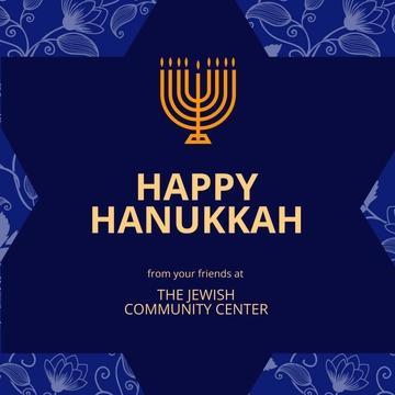 Free Hanukkah Wine Bottle Label Template to Edit Online