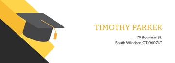 Free Graduation Address Label Template to Edit Online