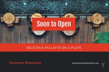 Free Announcement Postcard Template to Edit Online