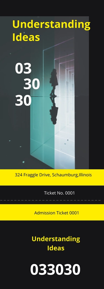 Free Event Admission Ticket Template to Edit Online