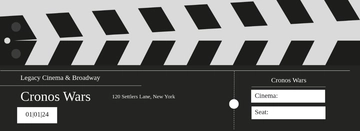 Free Movie Admission Ticket Template to Edit Online