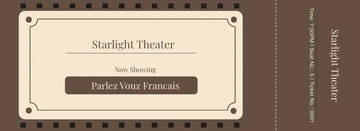 Free Vintage Admission Ticket Template to Edit Online