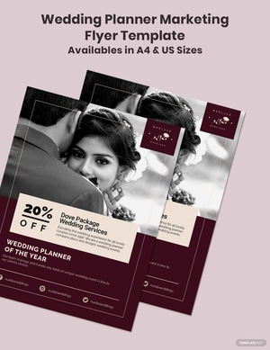 Wedding Planner Marketing Flyer Template