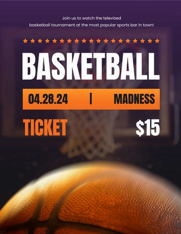 Free Basketball Madness Flyer Template to Edit Online Free Basketball Madness Flyer Template to Edit Online
