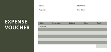 Free Expense Voucher Template to Edit Online