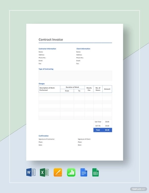 Contract Invoice