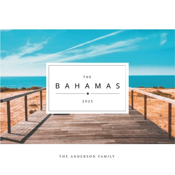 Free Travel Photobook Cover Template to Edit Online