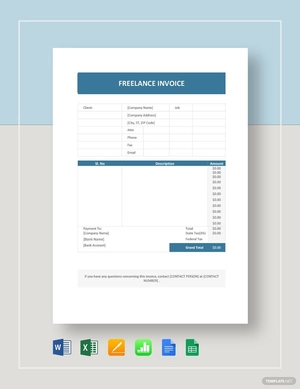 Freelance Invoice Template