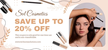 Free Beauty Gift Voucher Template to Edit Online