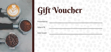 Free Cafe Gift Voucher Template to Edit Online