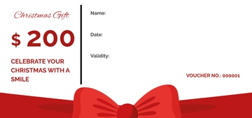 Free Christmas Gift Voucher Template to Edit Online