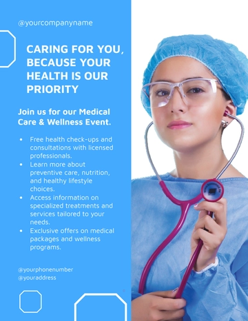 Free Printable Medical Flyer Template to Edit Online